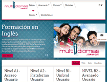 Tablet Screenshot of multidiomasltda.com